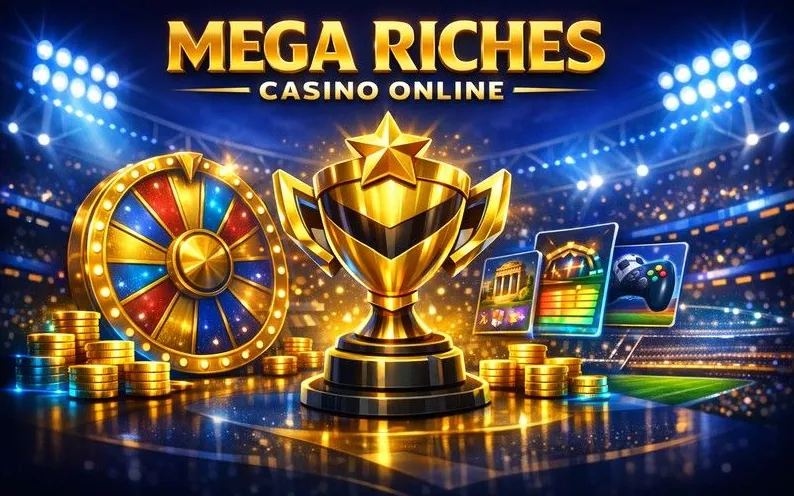 Mega Riches mobile casino interface on smartphone