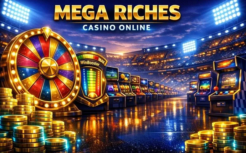 Mega Riches Casino homepage hero banner