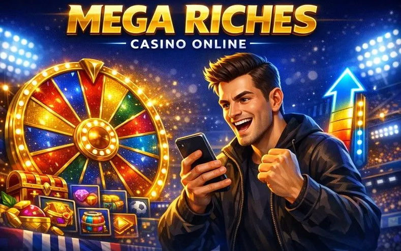 Mega Riches registration page hero banner